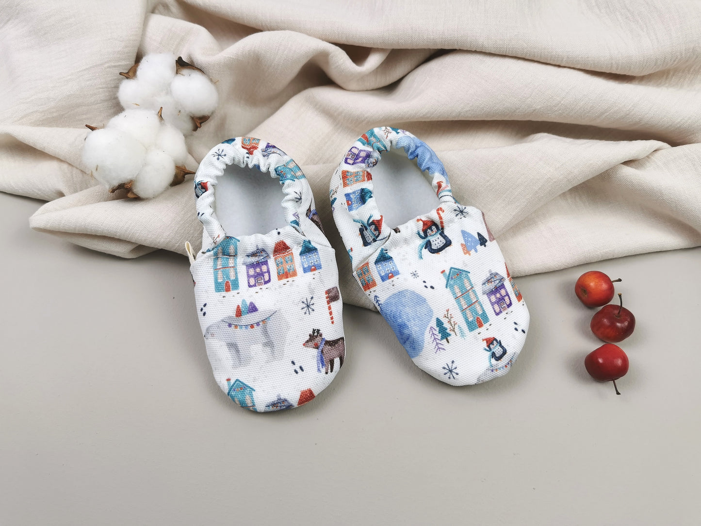 Winter Wonderland - Barfußschuhe Babys und Kinder Cotton Moon