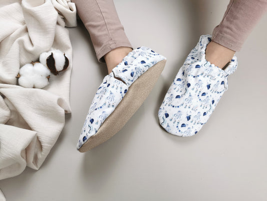 Sea Adventure - Barfußschuhe Babys und Kinder Cotton Moon