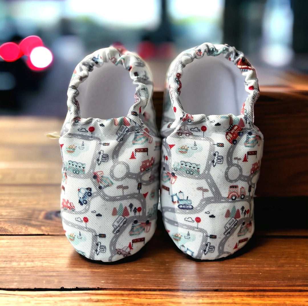 Traffic Adventure - Barfußschuhe Babys und Kinder Cotton Moon