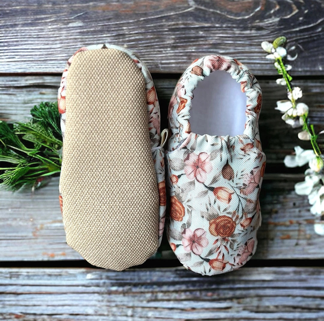 Bohem Flowers - Barfußschuhe Babys und Kinder Cotton Moon