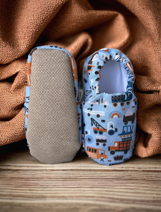 Trucks - Barfußschuhe Babys und Kinder Cotton Moon