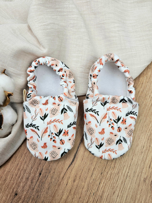 Flowers and Rabbits - Barfußschuhe Babys und Kinder