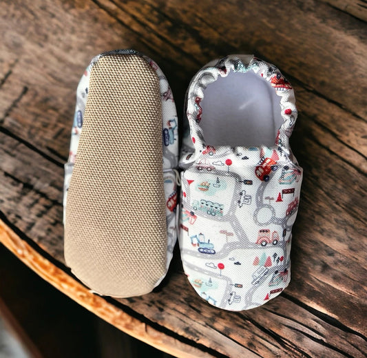 Traffic Adventure - Barfußschuhe Babys und Kinder Cotton Moon