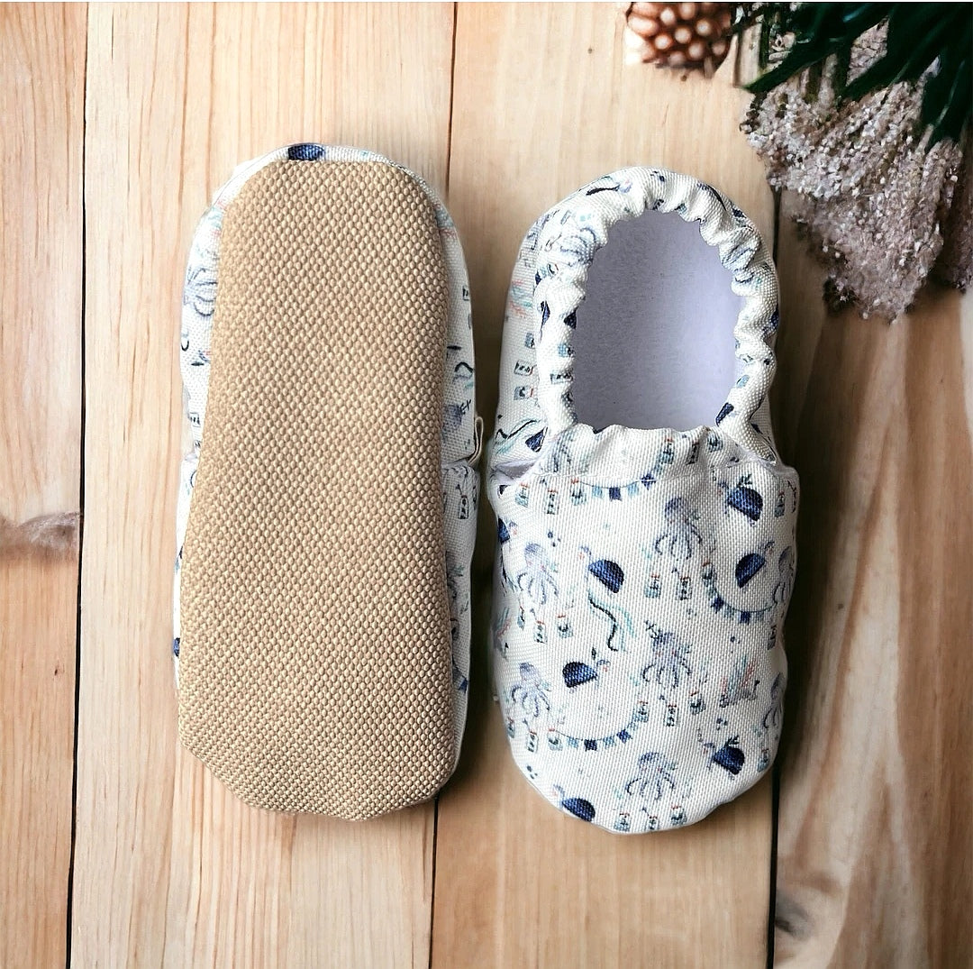 Sea Adventure - Barfußschuhe Babys und Kinder Cotton Moon