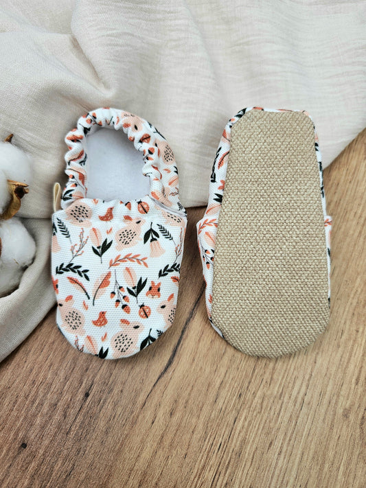 Flowers and Rabbits - Barfußschuhe Babys und Kinder