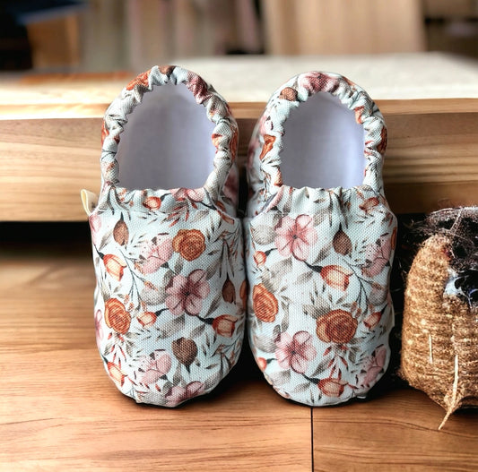 Bohem Flowers - Barfußschuhe Babys und Kinder Cotton Moon
