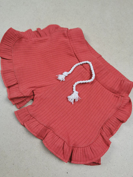 Ribbed Set Ruffles Amber Baby Cool