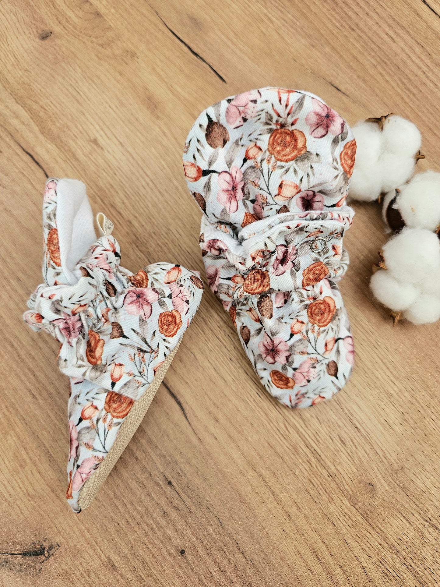 Baby Booties Bohem Flowers
