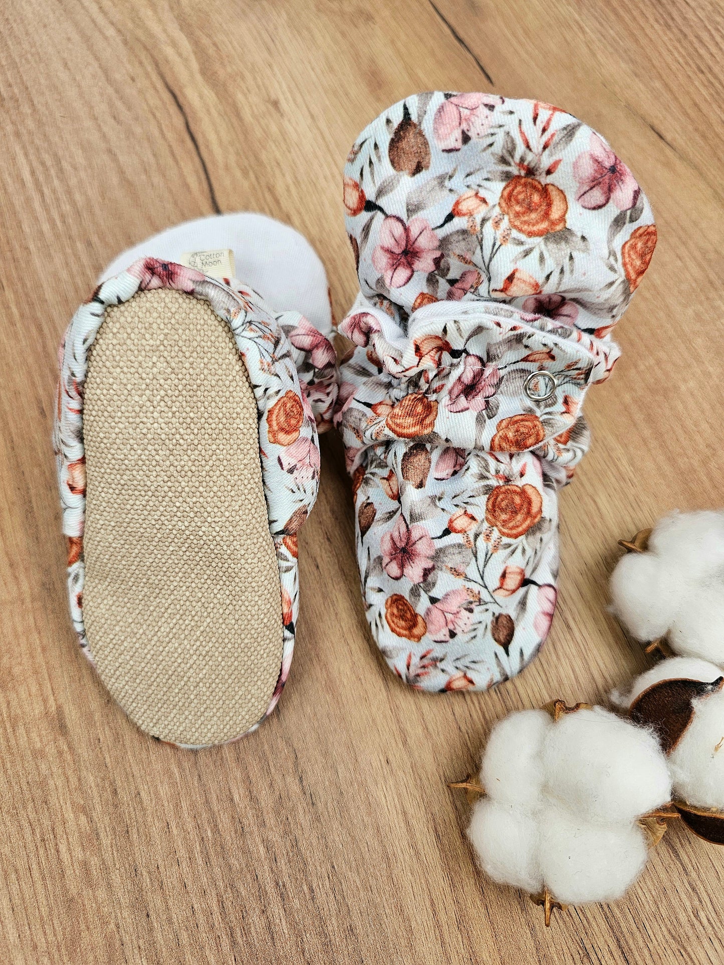 Baby Booties Bohem Flowers