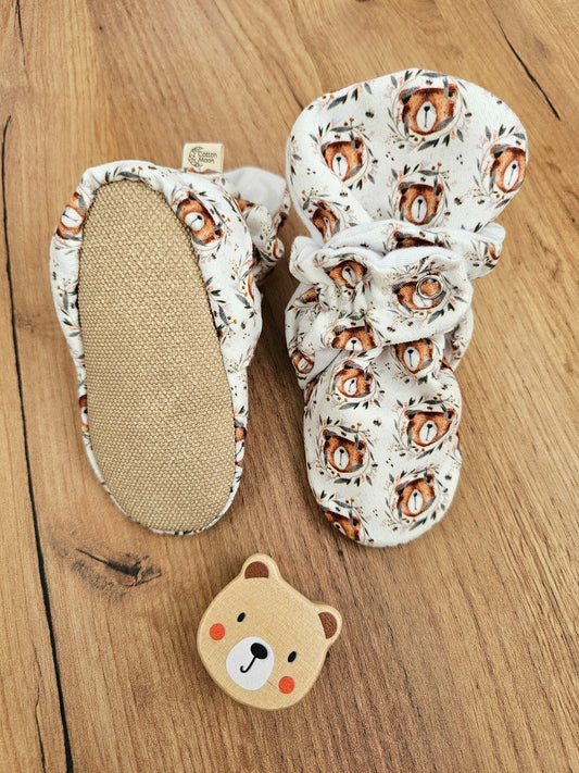 Baby Booties Nature Bear