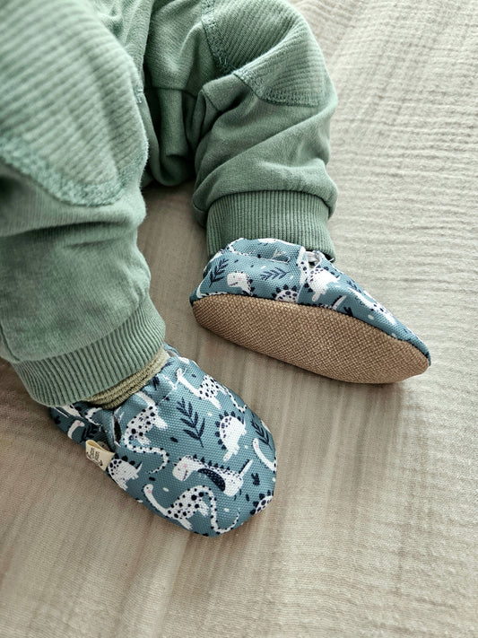 Green Dino - Barfußschuhe Babys und Kinder