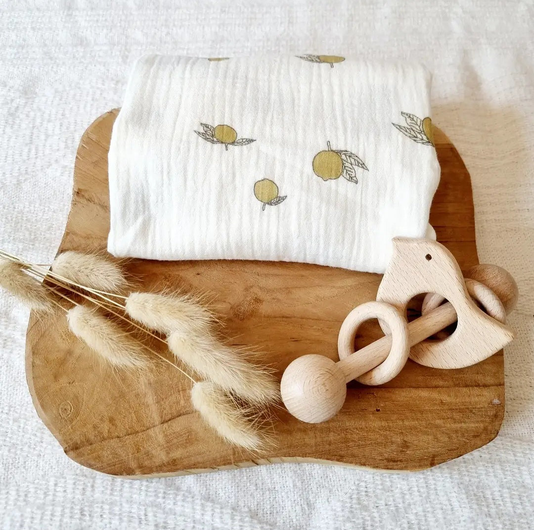 Musselintuch XL - Lemons