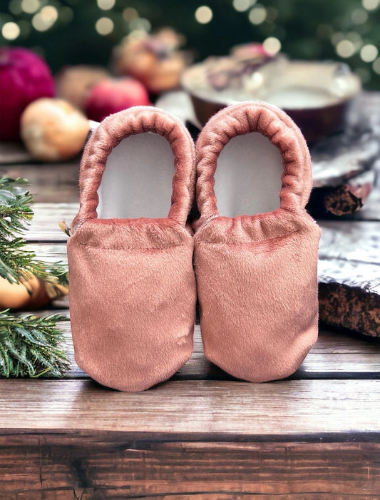 Barfußschuhe Babys und Kinder - Dried Rose Velvet